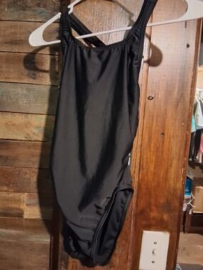 Speedo Black One-Piece Swim Suit